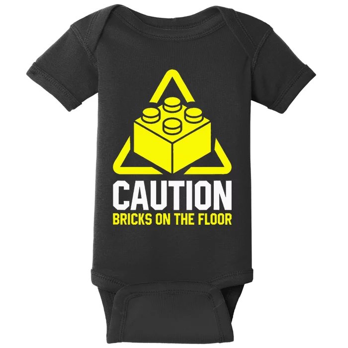 Brick Builder Funny Blocks Building Master Builder Baby Bodysuit