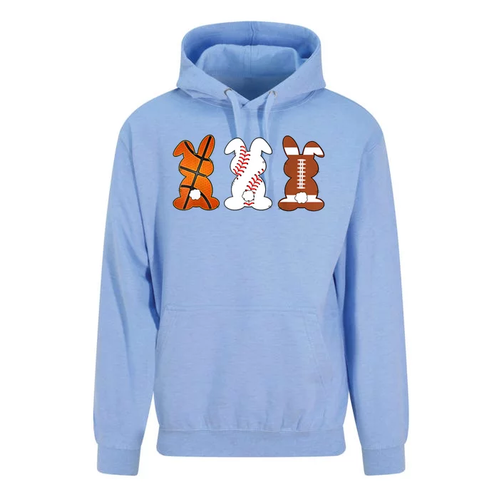 Basketball Baseball Football Sports Easter Bunny Rabbits Unisex Surf Hoodie