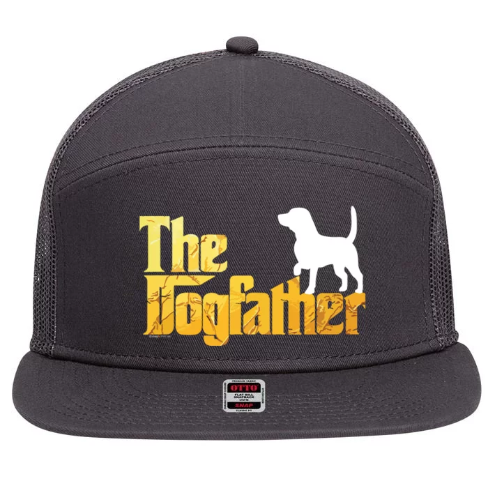 Beagle Beagle Funny 7 Panel Mesh Trucker Snapback Hat