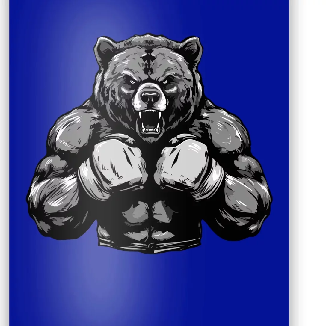 Bear Boxer Fighter Boxing Mixed Martial Arts Gift Poster