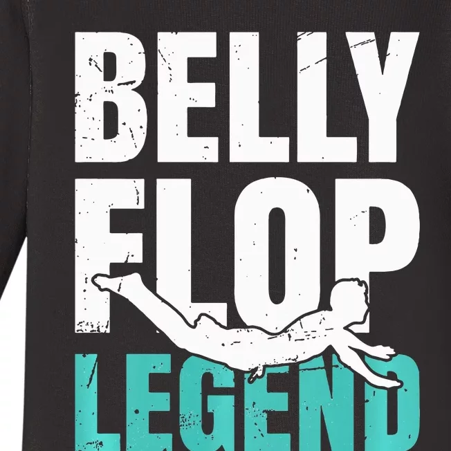 Bellyflop Belly Flop Baby Long Sleeve Bodysuit