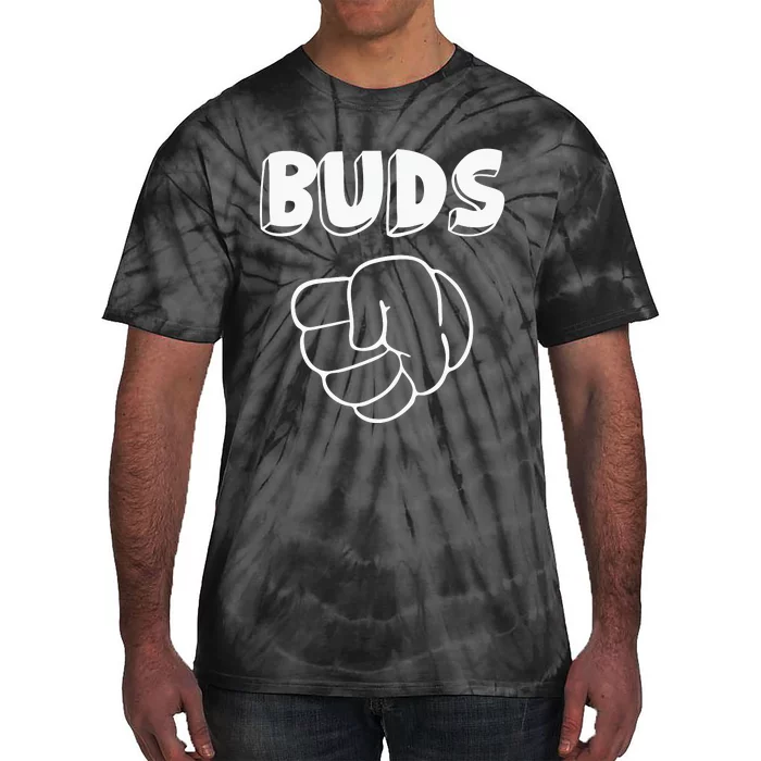 Best Buds Funny Father Tie-Dye T-Shirt