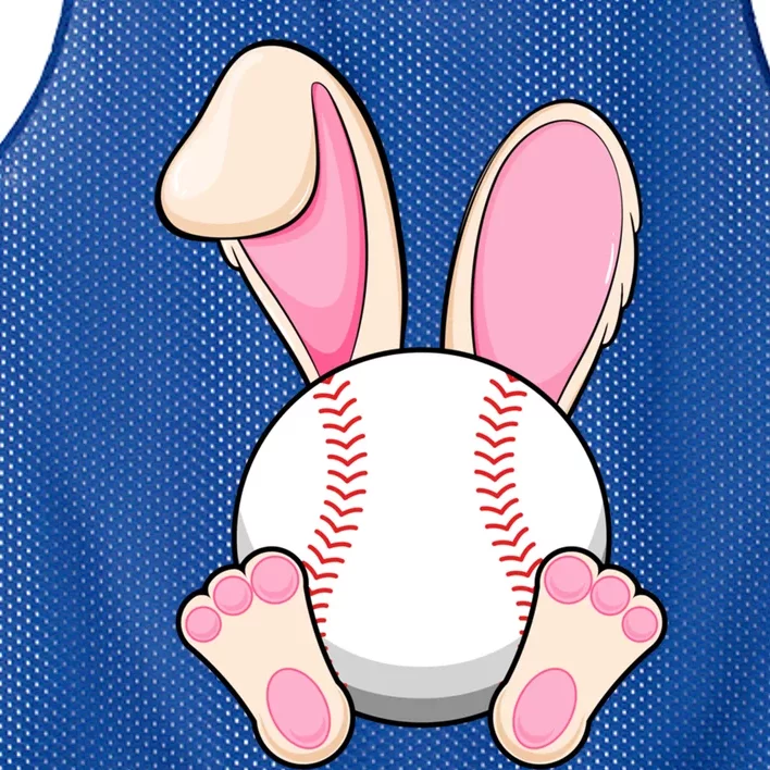 Bunny Baseball Funny Easter Day Cute Gift Mesh Reversible Basketball Jersey Tank