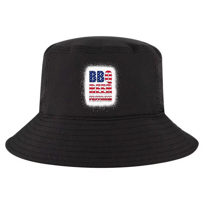 BBQ Beer Freedom America USA Party 4th of July Summer Cool Comfort Performance Bucket Hat