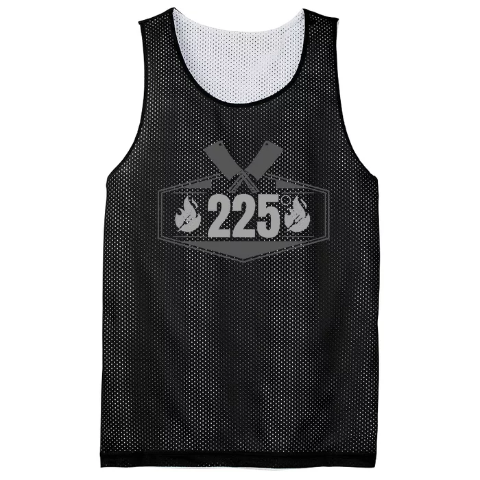 Bbq Barbeque Grilling 225 Degrees Smoking Meat Dad Father Mesh Reversible Basketball Jersey Tank