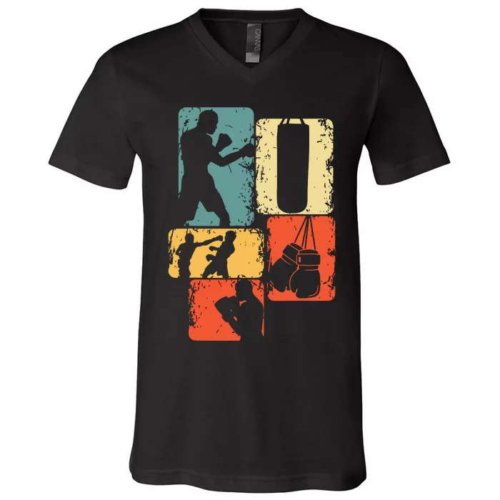 Boxer Boxing Gift V-Neck T-Shirt