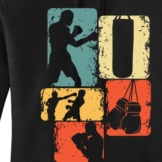 Boxer Boxing Gift Women's Pullover Hoodie