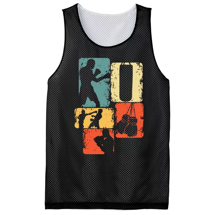 Boxer Boxing Gift Mesh Reversible Basketball Jersey Tank