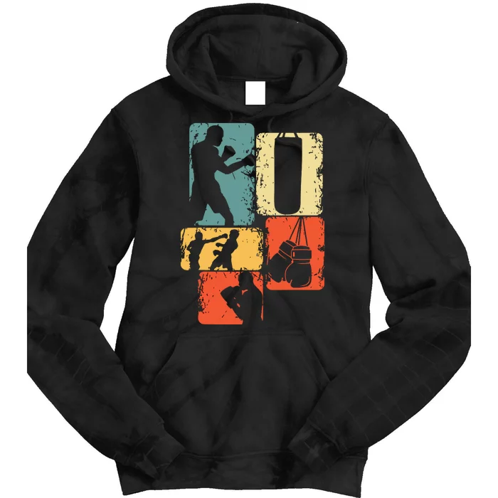 Boxer Boxing Gift Tie Dye Hoodie