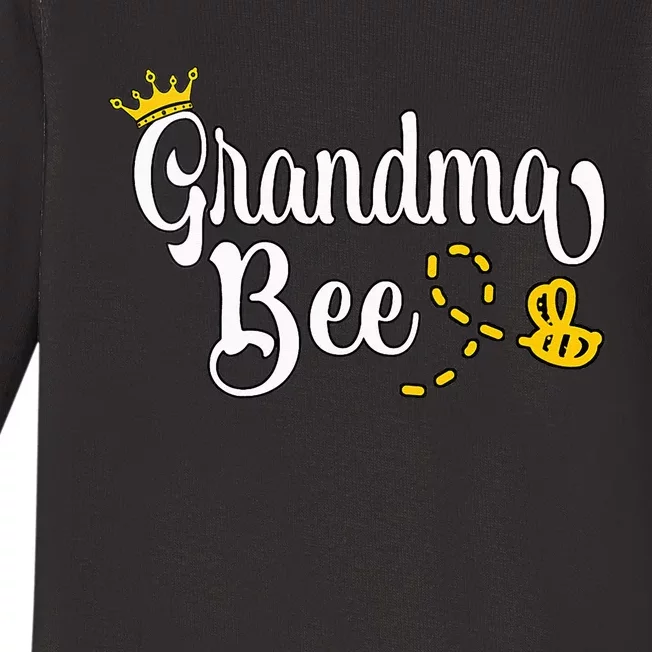 Beekeeper Beekeeping Grandma Bee Baby Long Sleeve Bodysuit