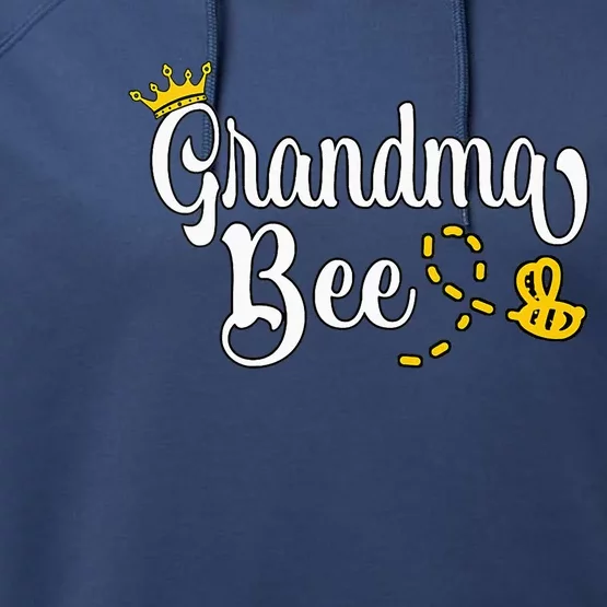 Beekeeper Beekeeping Grandma Bee Performance Fleece Hoodie