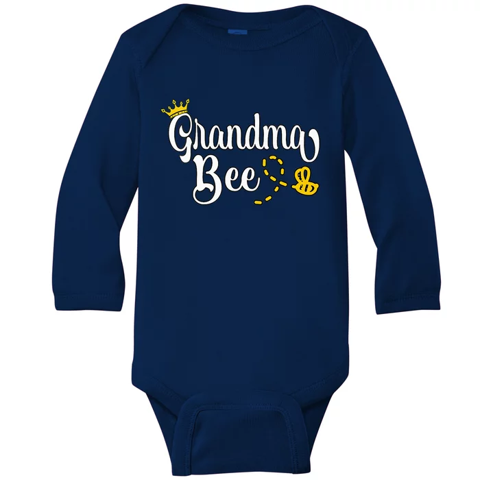 Beekeeper Beekeeping Grandma Bee Baby Long Sleeve Bodysuit