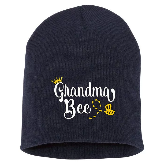 Beekeeper Beekeeping Grandma Bee Short Acrylic Beanie