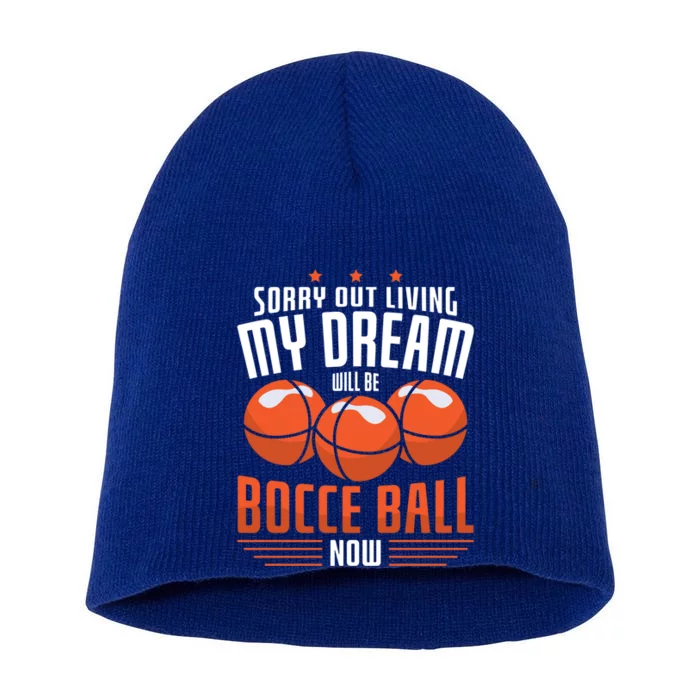 Bocce Ball Gift Short Acrylic Beanie