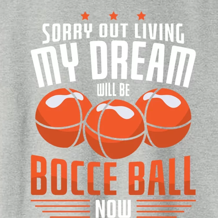 Bocce Ball Gift Women's Crop Top Tee