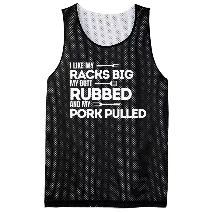 Bbq Barbecue Grilling Butt Rubbed Pork Pulled Pitmaster Dad Mesh Reversible Basketball Jersey Tank