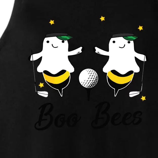 Boo Bees Golf Bees Costume Boo Playing Golf Ladies Tri-Blend Wicking Tank