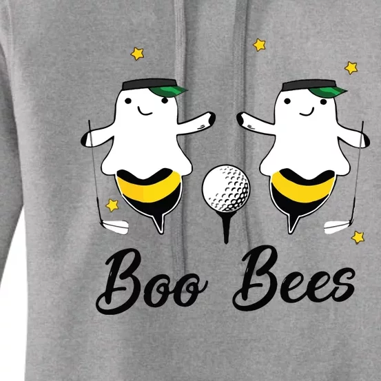 Boo Bees Golf Bees Costume Boo Playing Golf Women's Pullover Hoodie