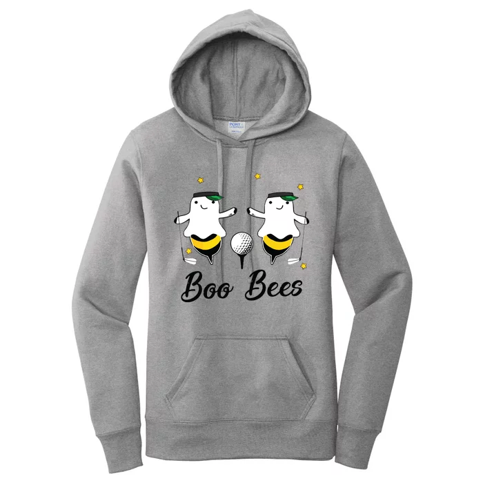 Boo Bees Golf Bees Costume Boo Playing Golf Women's Pullover Hoodie