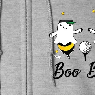 Boo Bees Golf Bees Costume Boo Playing Golf Full Zip Hoodie