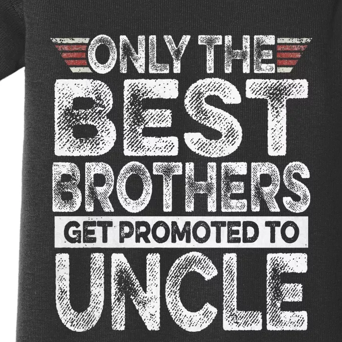 Best Brothers Get Promoted To Uncle Gender Reveal Baby Bodysuit