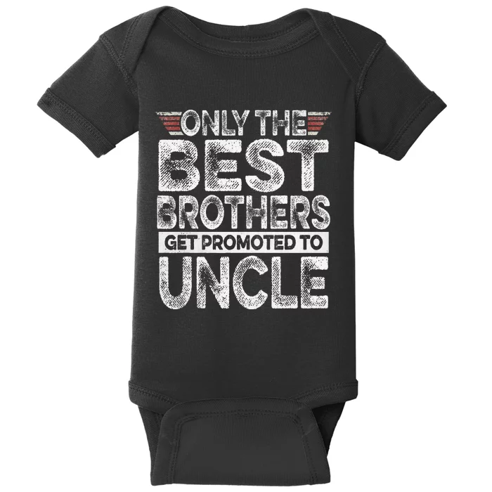 Best Brothers Get Promoted To Uncle Gender Reveal Baby Bodysuit