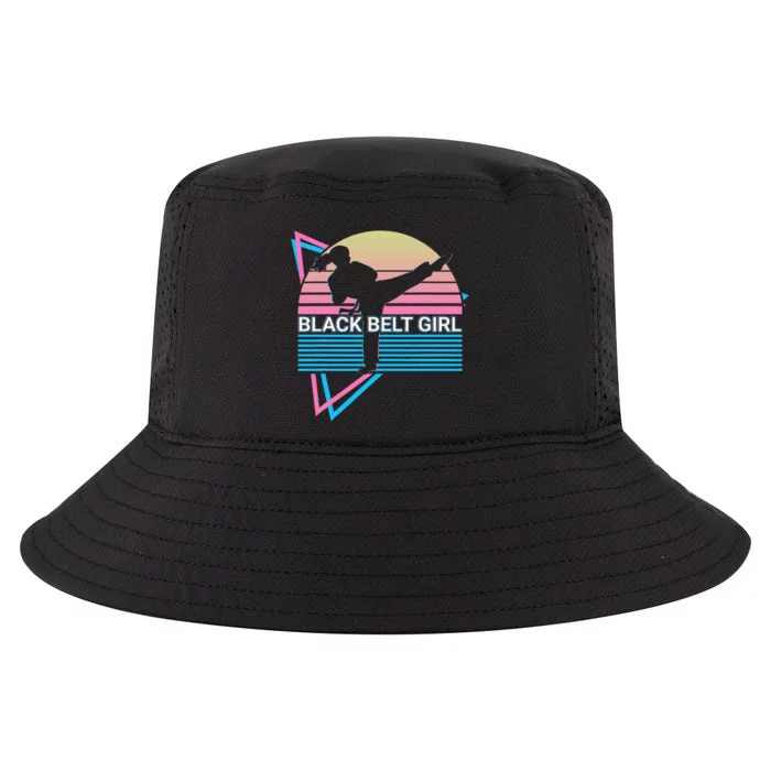 Black Belt Girl Judo Karate Jiu Jitsu Taekwondo Aikido Cool Comfort Performance Bucket Hat