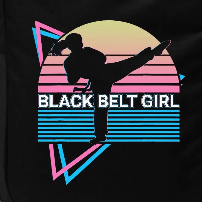 Black Belt Girl Judo Karate Jiu Jitsu Taekwondo Aikido Impact Tech Backpack