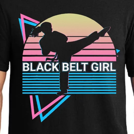 Black Belt Girl Judo Karate Jiu Jitsu Taekwondo Aikido Pajama Set