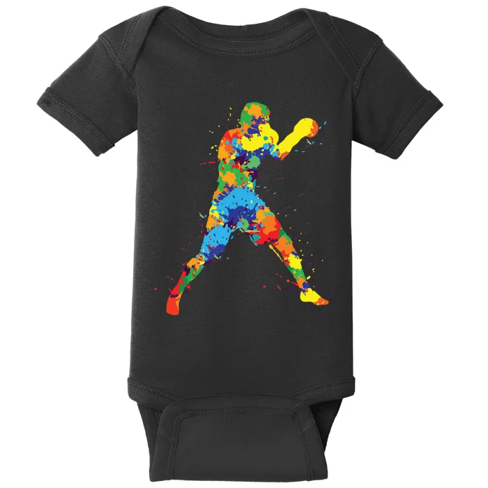 Boxing Boxer Gift Baby Bodysuit