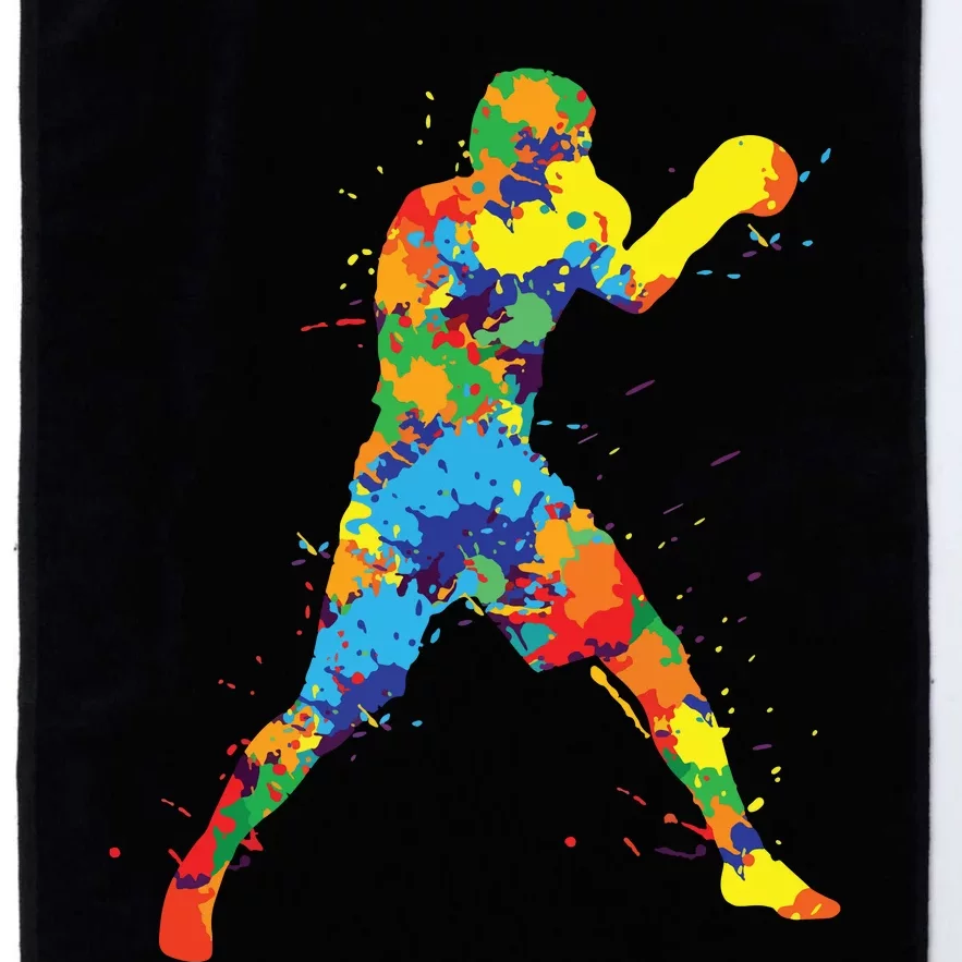 Boxing Boxer Gift Platinum Collection Golf Towel