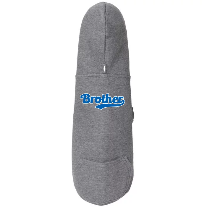 Brother Baseball Gift Doggie 3-End Fleece Hoodie