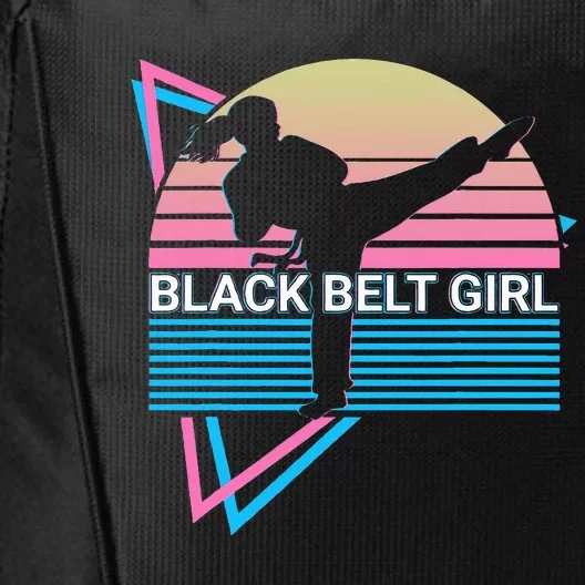 Black Belt Girl Judo Karate Jiu Jitsu Taekwondo Aikido City Backpack