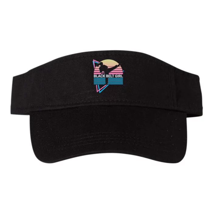 Black Belt Girl Judo Karate Jiu Jitsu Taekwondo Aikido Valucap Bio-Washed Visor