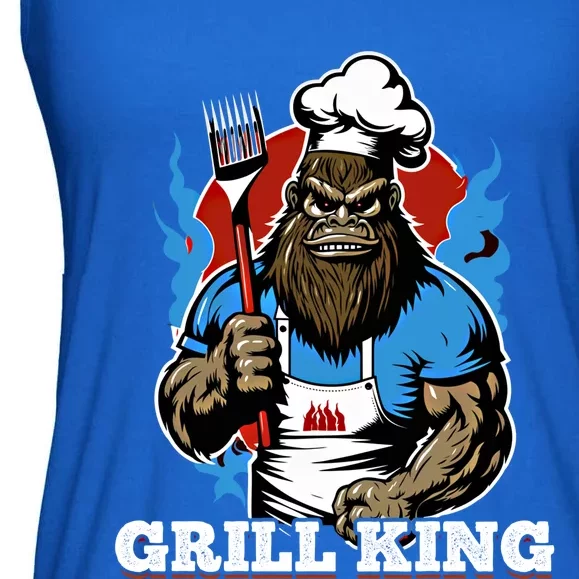 Bigfoot Bbq Grill King Great Gift Ladies Essential Flowy Tank