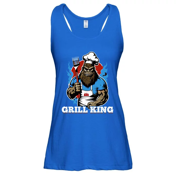 Bigfoot Bbq Grill King Great Gift Ladies Essential Flowy Tank