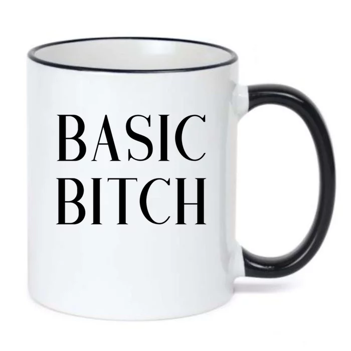 Basic Bitch Gift Black Color Changing Mug