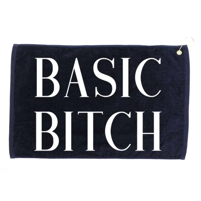 Basic Bitch Gift Grommeted Golf Towel