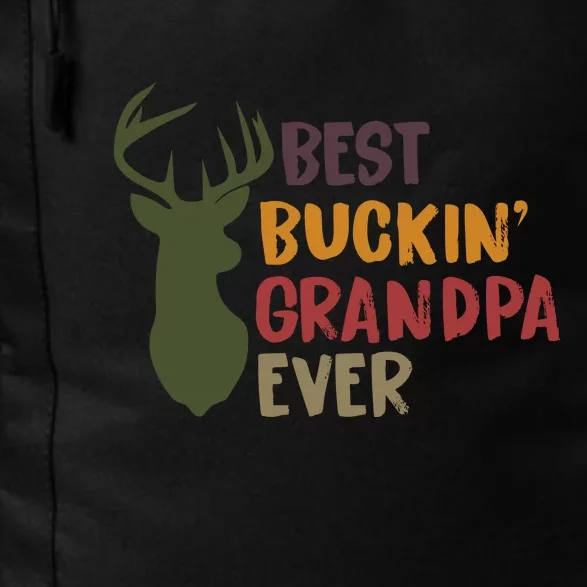 Best Buckin Grandpa Ever Funny Deer Hunter Cool Hunting Grandpa Fathers Day Gift Daily Commute Backpack