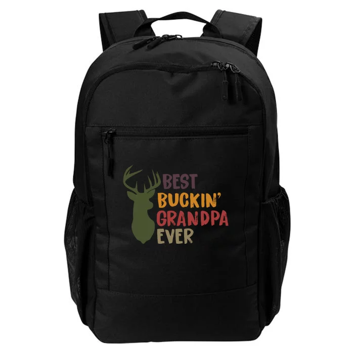 Best Buckin Grandpa Ever Funny Deer Hunter Cool Hunting Grandpa Fathers Day Gift Daily Commute Backpack