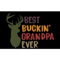 Best Buckin Grandpa Ever Funny Deer Hunter Cool Hunting Grandpa Fathers Day Gift Bumper Sticker