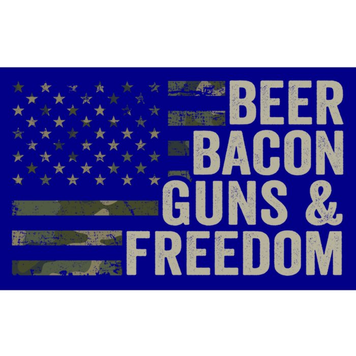 Beer Bacon Guns And Freedom Funny Bbq Ing Gun Camo Gift Bumper Sticker