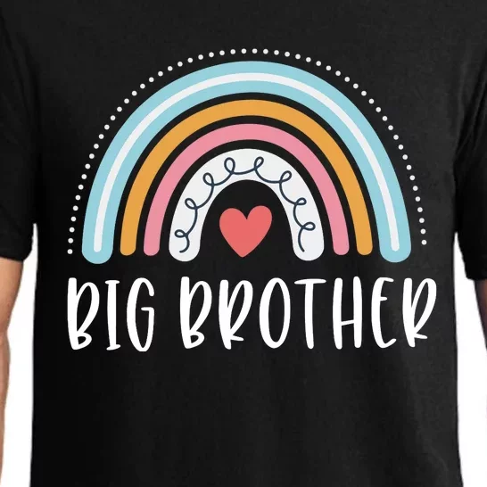 Big Brother Gifts Sibling Family Rainbow Graphic Pajama Set