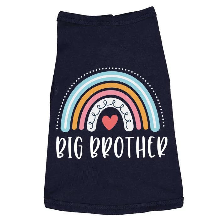 Big Brother Gifts Sibling Family Rainbow Graphic Doggie Tank