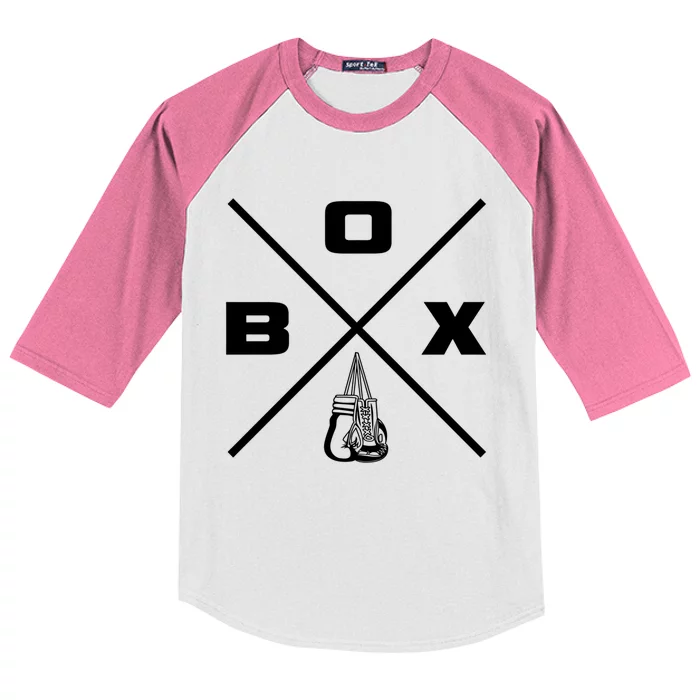 Boxing Boxing Gift Kids Colorblock Raglan Jersey