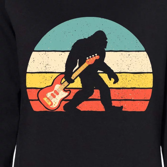 Bigfoot Bass Guitar - Bass Player Bassist Music Guitarist Womens California Wash Sweatshirt