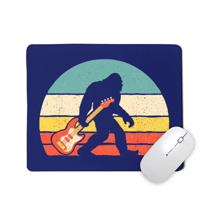 Bigfoot Bass Guitar - Bass Player Bassist Music Guitarist Mousepad