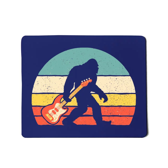 Bigfoot Bass Guitar - Bass Player Bassist Music Guitarist Mousepad