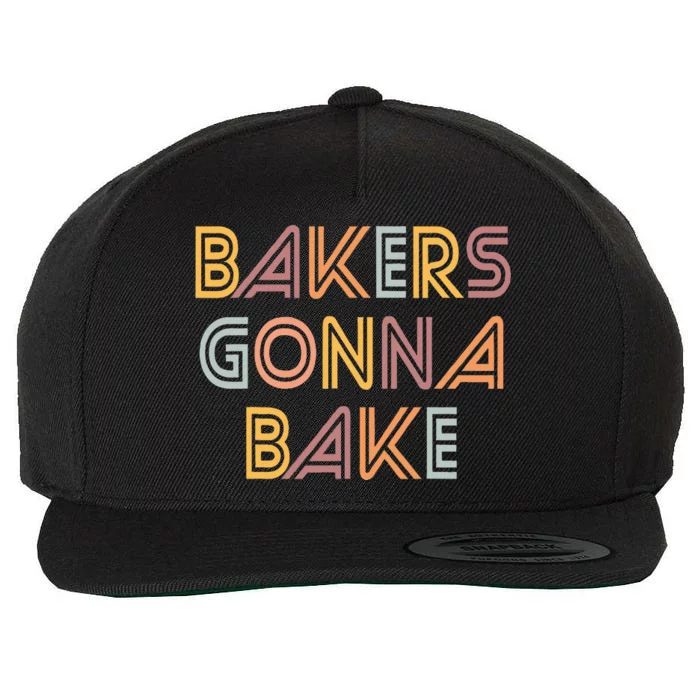 Baking Bakers Gonna Bake Funny Baking Lover Wool Snapback Cap