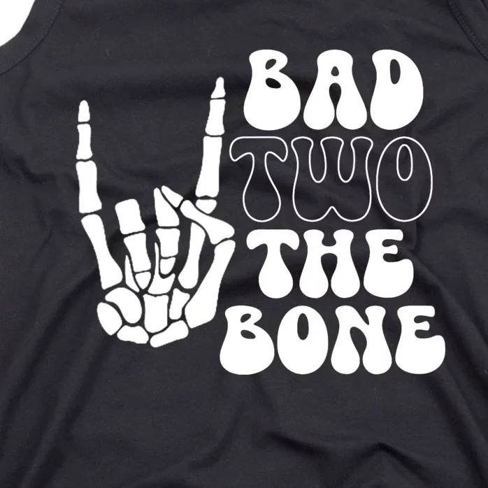 Birthday Boy Girl Bad Two The Bone Birthday 2nd 2 Years Old Tank Top